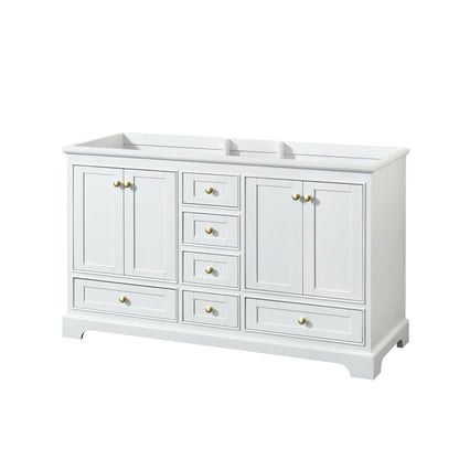 Deborah Double Bathroom Vanity - 59.25W x 34.25H x 21.5D