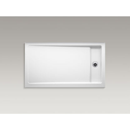 Bellwether 60" x 34" Single Threshold Shower Base with Recessed Right Drain