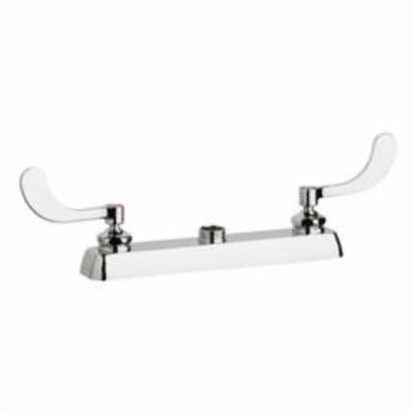 Utility Sink Faucet, Deck Mount, ADA, Blade Handle, Polished Chrome