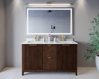 Palmilla Double Bathroom Vanity - 60W x 35H x 22D
