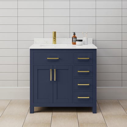 Beckett Single Bathroom Vanity - 36W x 35H x 22D