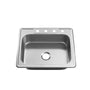 Bealeton 25" Drop In Single Basin Stainless Steel Kitchen Sink