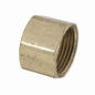 Cap, 1/2 in, Comp, Brass, Rough Brass, Domestic