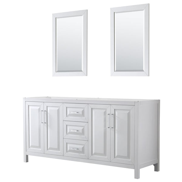 Daria Double Bathroom Vanity - 71W x 35H x 21.5D