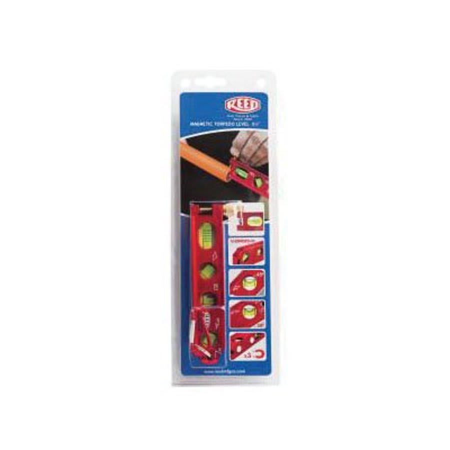 Torpedo Level, 6-1/2 in L, 4 Vials, Aluminum, 3/4 mm