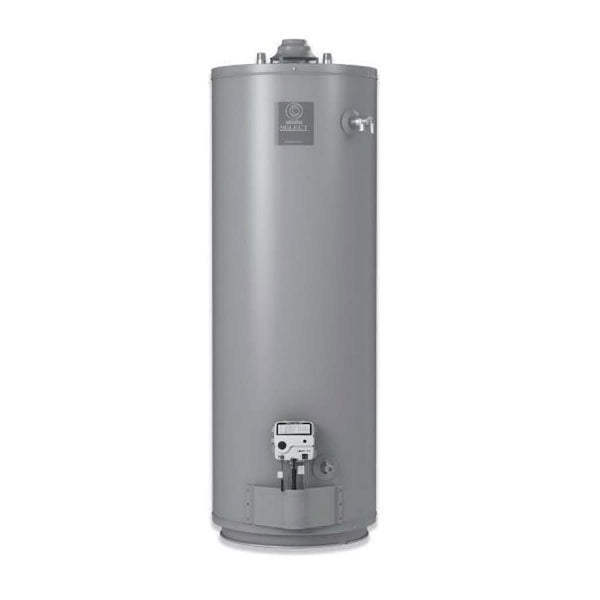 Atmospheric Tall Residential Water Heater, 50 gal, Natural Gas, 40 Kbtu/hr, 0.62 Energy Factor