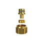 Adapter, 5/16 in, Comp, Bronze