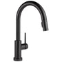 Trinsic VoiceIQ Voice Activated Pull Down Kitchen Faucet with On / Off Touch Activation and Magnetic Docking Spray Head