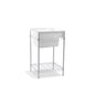 Latitude® Utility Sink, 1 Basin, Floor Mount, 3-Hole, Solid Surface, White
