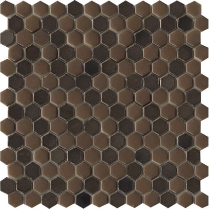 CONFETTI II BRONZE HEX 12X12