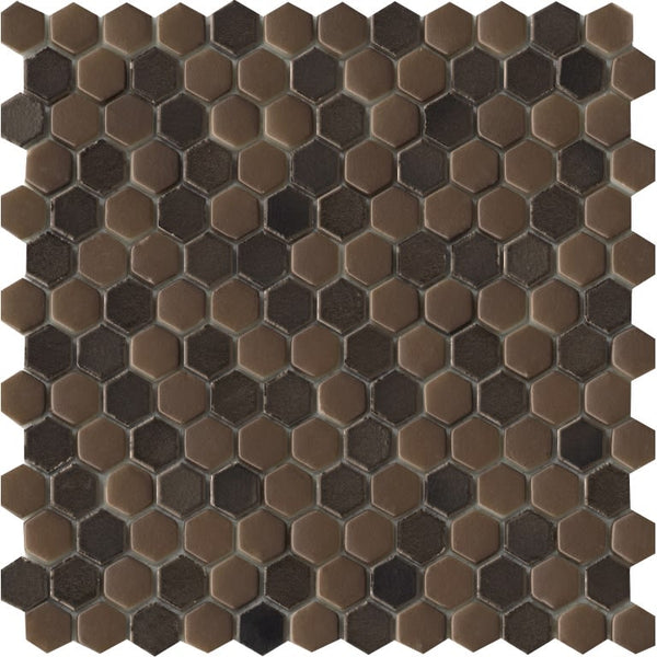 CONFETTI II BRONZE HEX 12X12