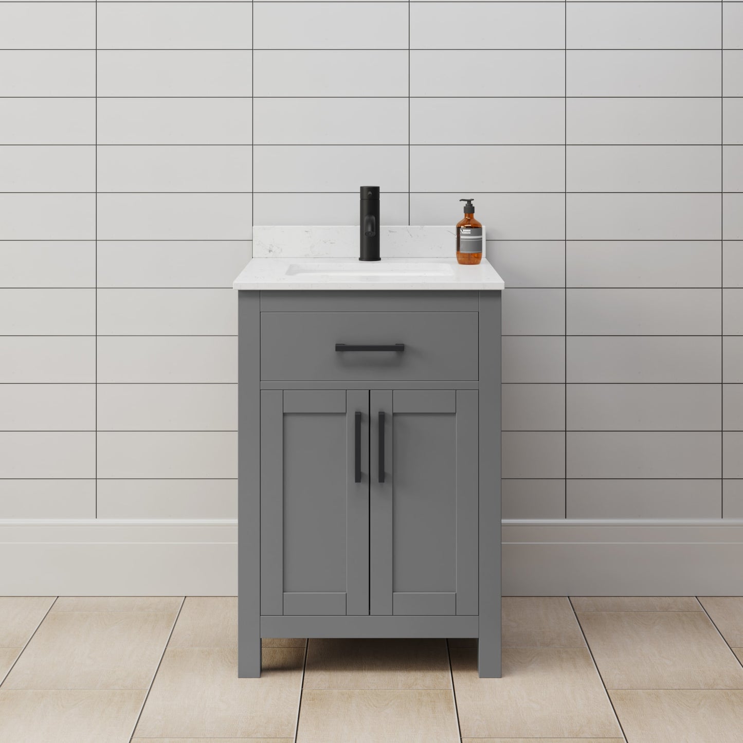 Beckett Single Bathroom Vanity - 24W x 35H x 22D