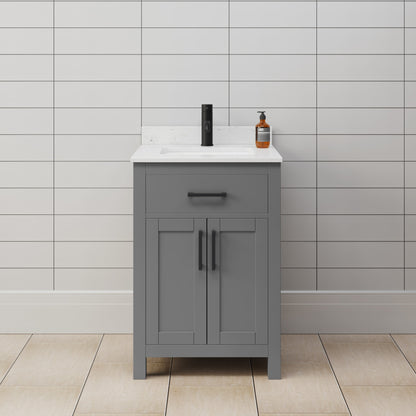 Beckett Single Bathroom Vanity - 24W x 35H x 22D