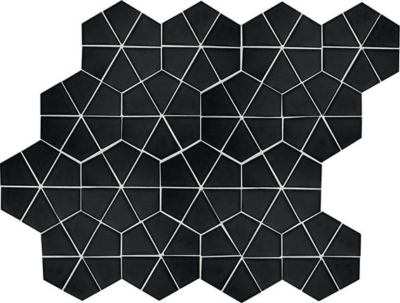 Stagecraft Matte Black Kaleidoscope 6X6 Matte