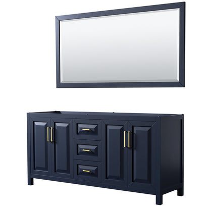 Daria Double Bathroom Vanity - 71W x 35H x 21.5D