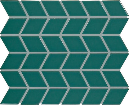 Color Wheel Retro Peacock Arabesque 3X3 Glossy