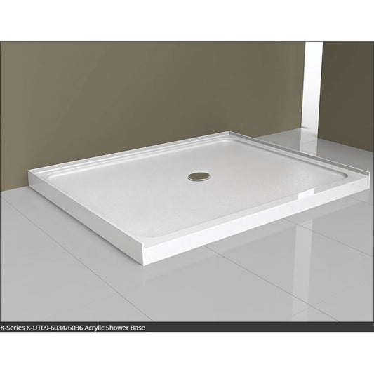 Shower Tray/Base, Acrylic, White