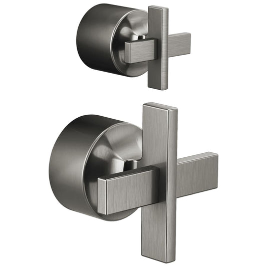 Levoir Cross Handles for Pressure Balance Valve Trim with Integrated Diverter