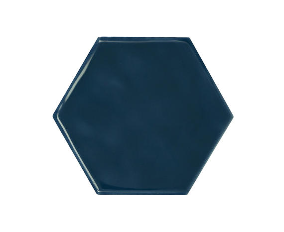 Playscapes Midnight Blue Arabesque 6X6 Glossy