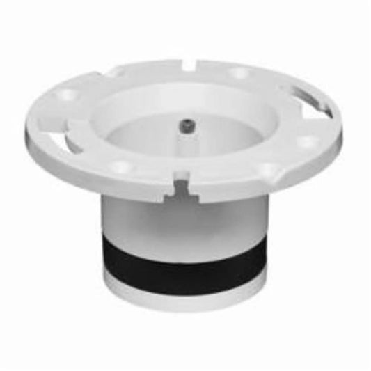 1-Piece Closet Flange, 4 in, Spigot, PVC