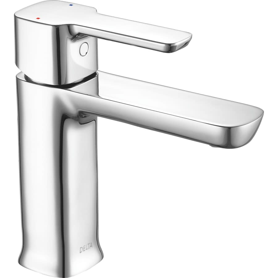 Modern 1 GPM Single Hole Bathroom Faucet with Pop-Up Drain Assembly