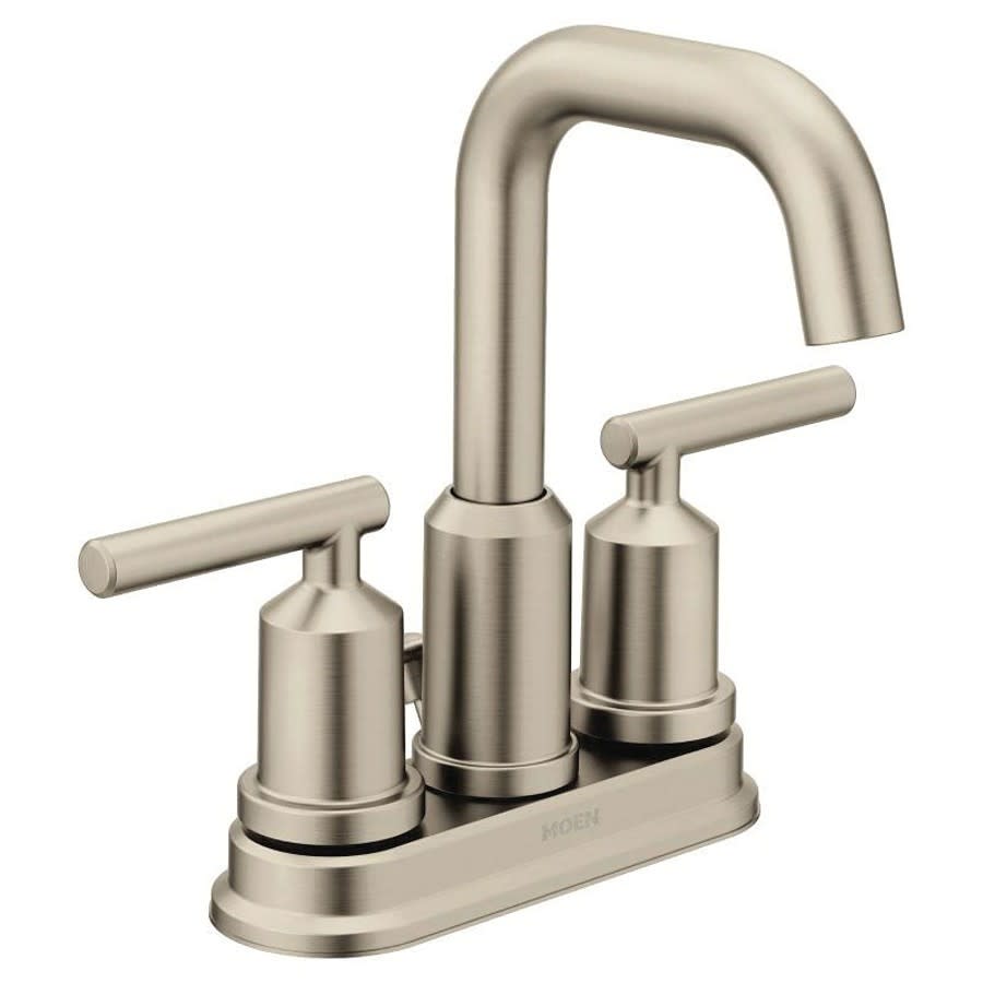 Gibson™ Centerset Lavatory Faucet, ADA, 2 Handle, 2-Hole, 1.2 gpm, Brushed Nickel