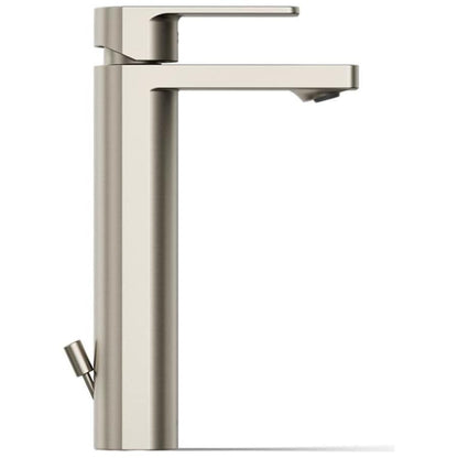Parallel 0.5 GPM Single Hole Bathroom Faucet with Pop-Up Drain Assembly