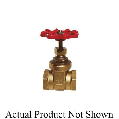 206AB Non-Rising Stem Gate Valve, 3/4 in, FNPT, Brass