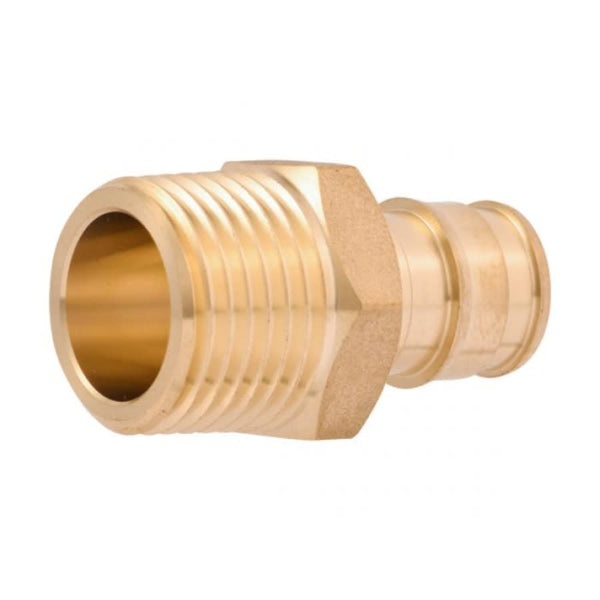 Male Adapter, 1/2 in, Expansion PEX x MNPT, Brass