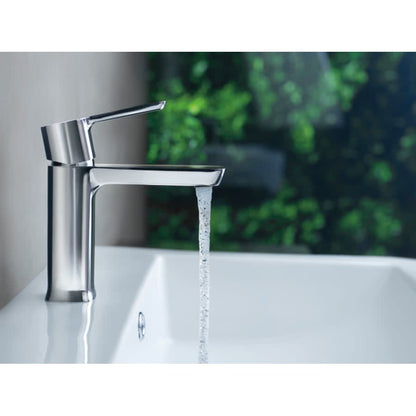 Modern 1 GPM Single Hole Bathroom Faucet with Pop-Up Drain Assembly