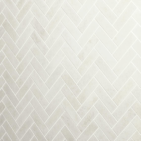 Prime White Herringbone 1X3 Matte