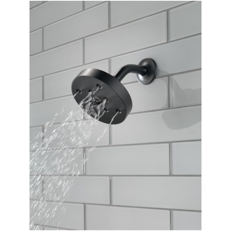 1.75 GPM Contemporary 5-3/4" Wide Single Function Shower Head with H2Okinetic Technology - Limited Lifetime Warranty