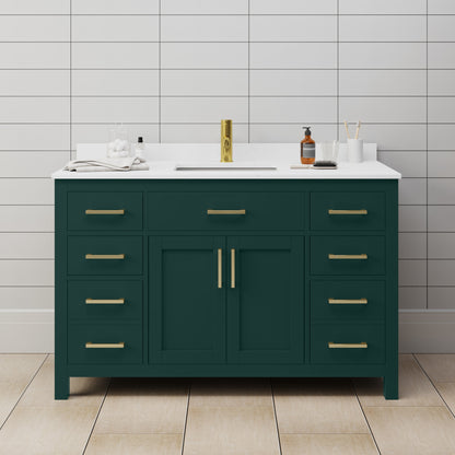 Beckett Single Bathroom Vanity - 54W x 35H x 22D