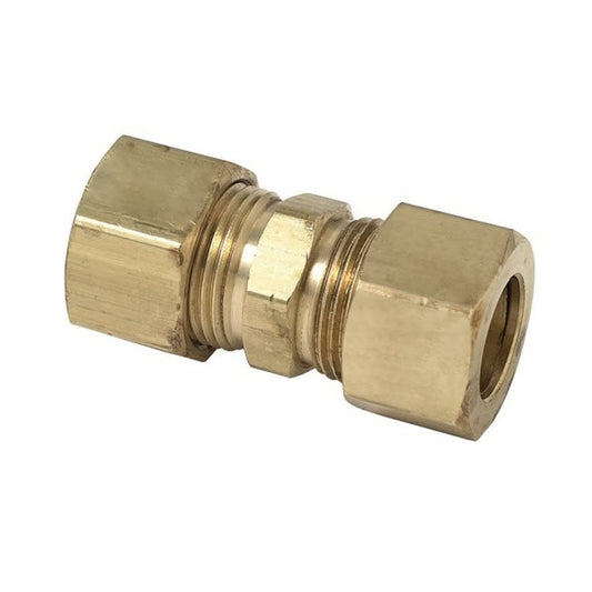Union, 3/8 in, Comp, Brass, Rough Brass, Domestic