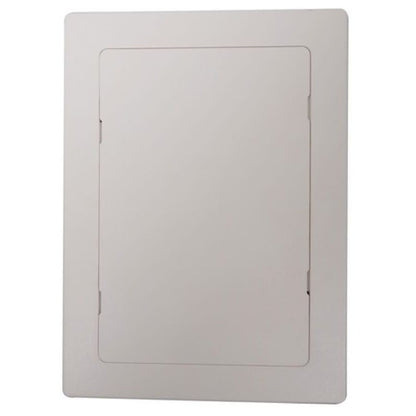 Plastic Access Door, Push Lock, 9 x 6 in, Polystyrene, Primer Coated