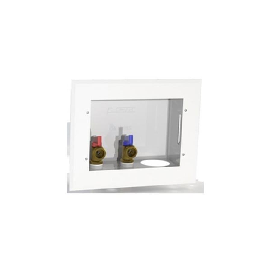 Unassembled Reversible Outlet Washing Machine Outlet Box, 20 ga, Steel