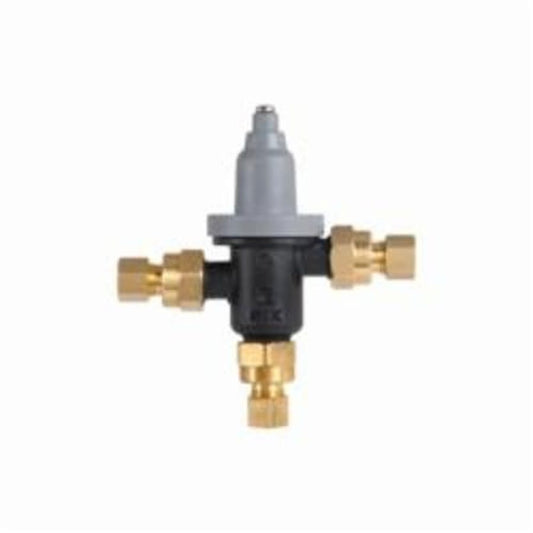 Navigator® Mixing Valve, 3/8 in, Comp, Glass Filled Polysulfone, Black