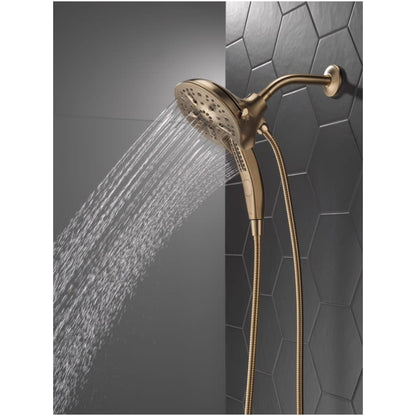 Universal Showering In2ition 2.5 GPM Multi Function Shower Head with Touch-Clean, MagnaTite, and H2Okinetic Technology