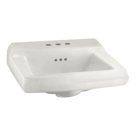 Comrade 20" Wall Mounted Porcelain Bathroom Sink