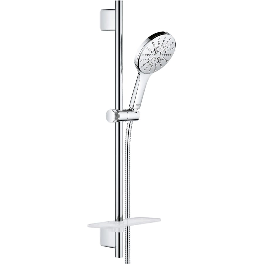 Rainshower 1.75 GPM Multi Function Hand Shower Package with StarLight, DreamSpray, EcoSpray, Speed Clean and QuickFix - Includes Slide Bar and Hose