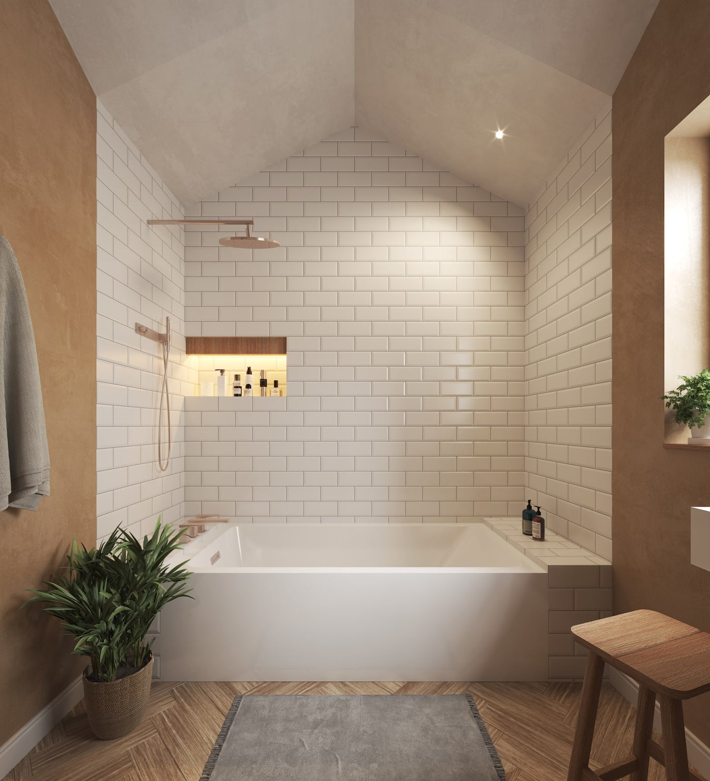 Grayley Alcove Bathtub - 60W x 22H x 36D