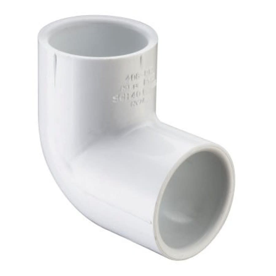 90 deg Elbow, 2 in, Socket, SCH 40/STD, PVC