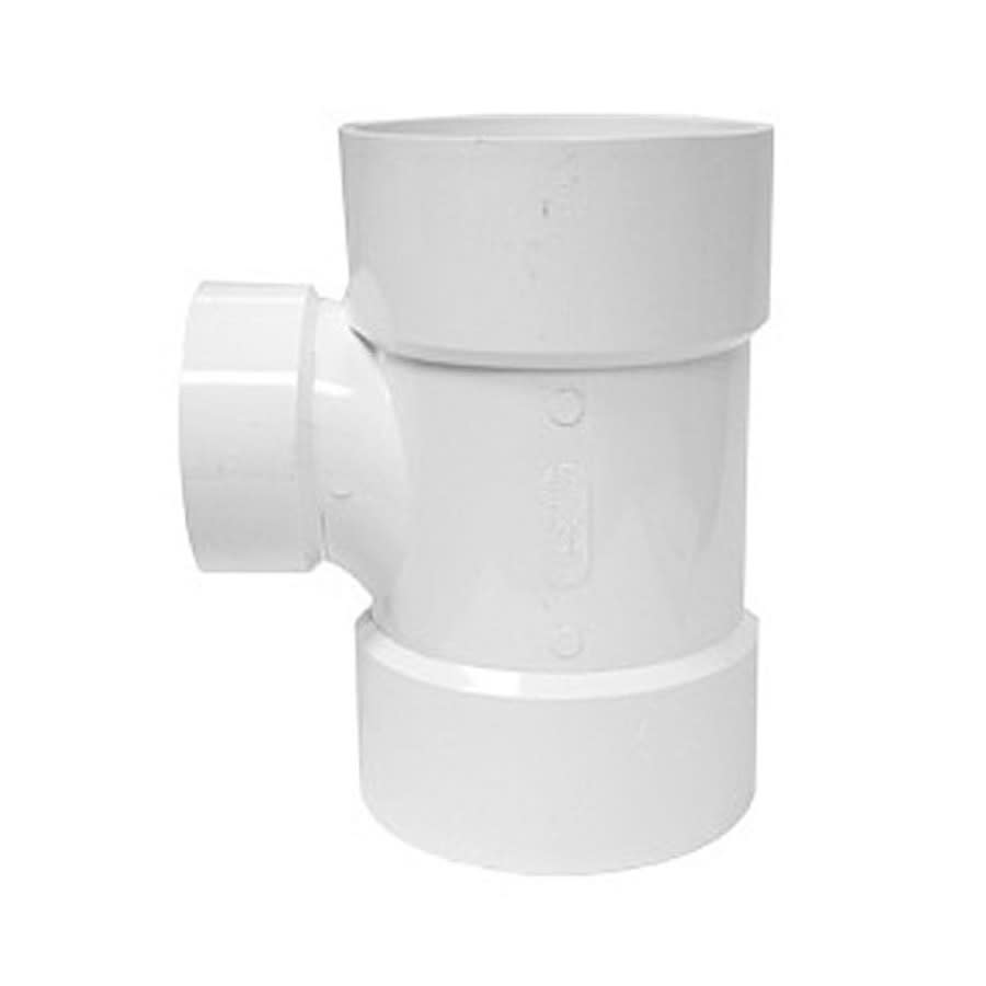 Sanitary Tee, 3 x 2 in, Hub, DWV, PVC