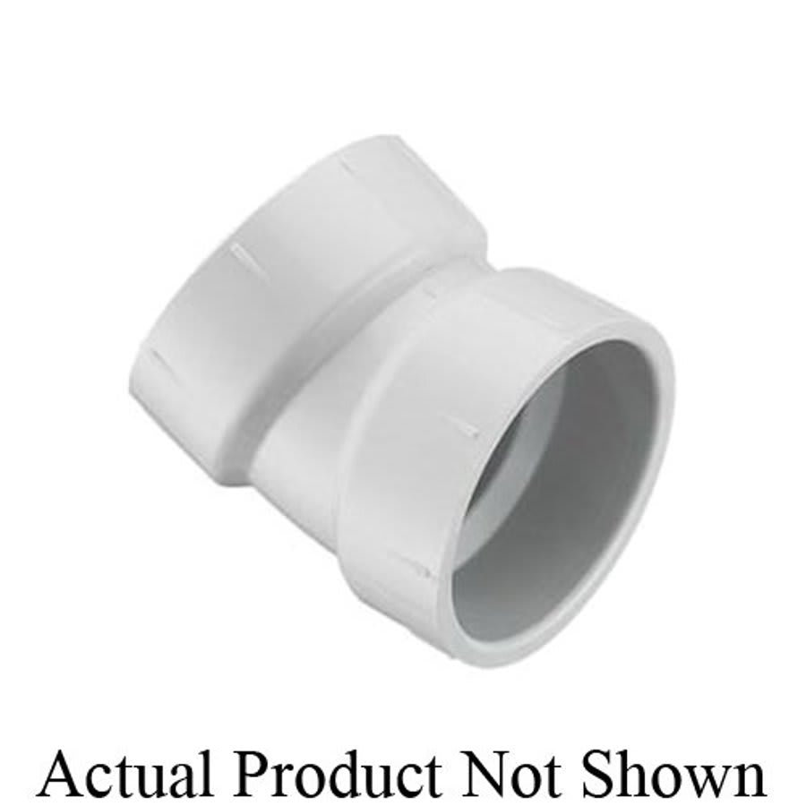 22.5 deg Elbow, 8 in, Hub, DWV, PVC