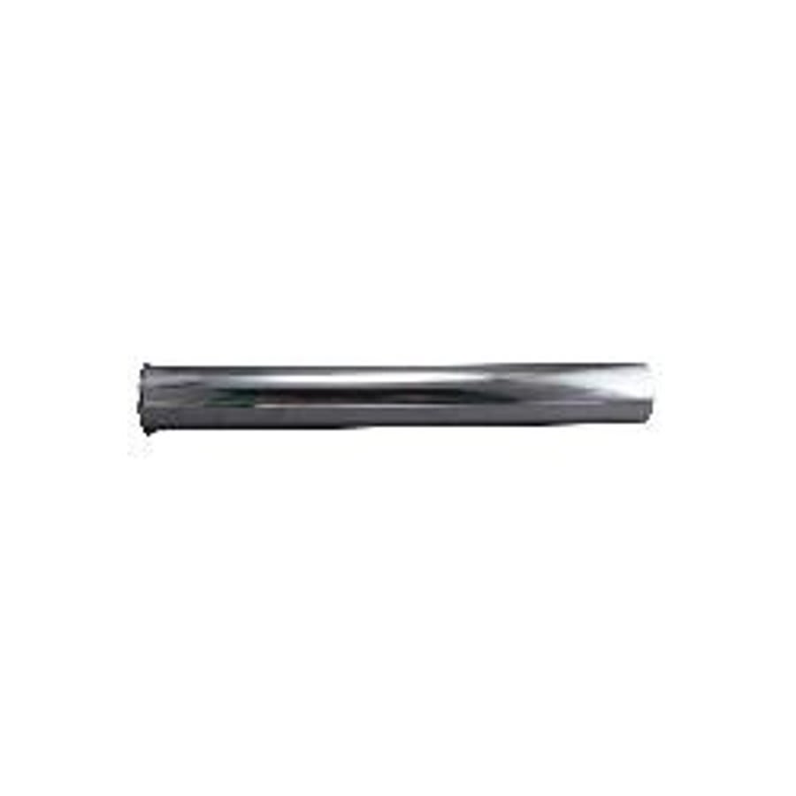 Tubular Tailpiece, 1-1/2 in, Tube x Flange, 20 ga, Chrome