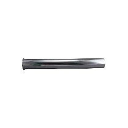 Tubular Tailpiece, 1-1/2 in, Tube x Flange, 20 ga, Chrome