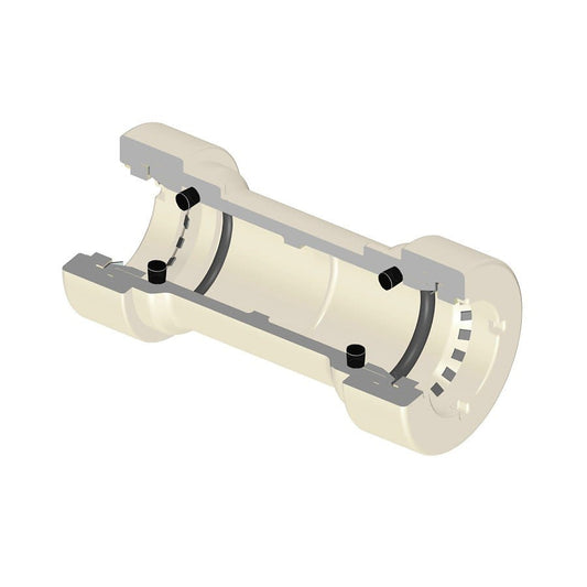 Coupling, 3/4 in, GripLoc™ Socket, SCH 40/STD, CPVC