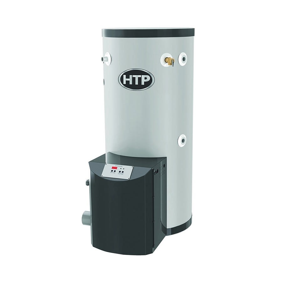 Power Direct Commercial Gas Water Heater, 55 gal, Natural/Propane, 199 Kbtu/hr, Ultra Low NOx