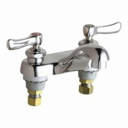 Centerset Lavatory Faucet, ADA, 2 Handle, 2-Hole, 0.5 gpm, Polished Chrome