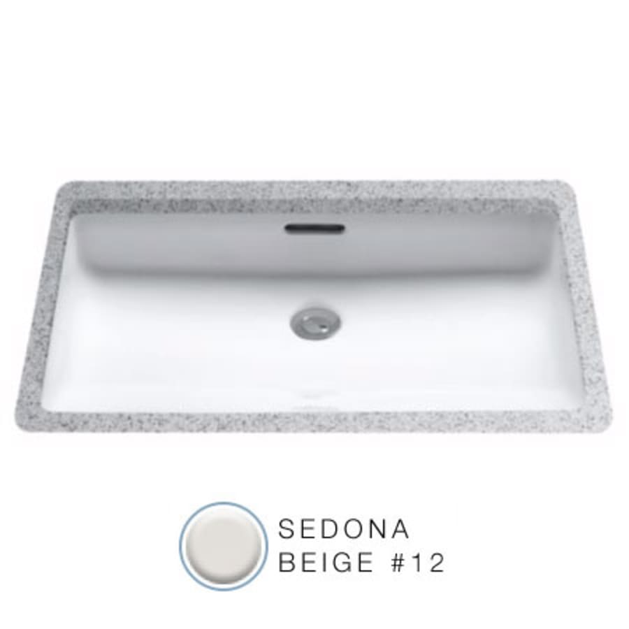 20-1/2" Undermount Bathroom Sink with Overflow and CeFiONtect Ceramic Glaze